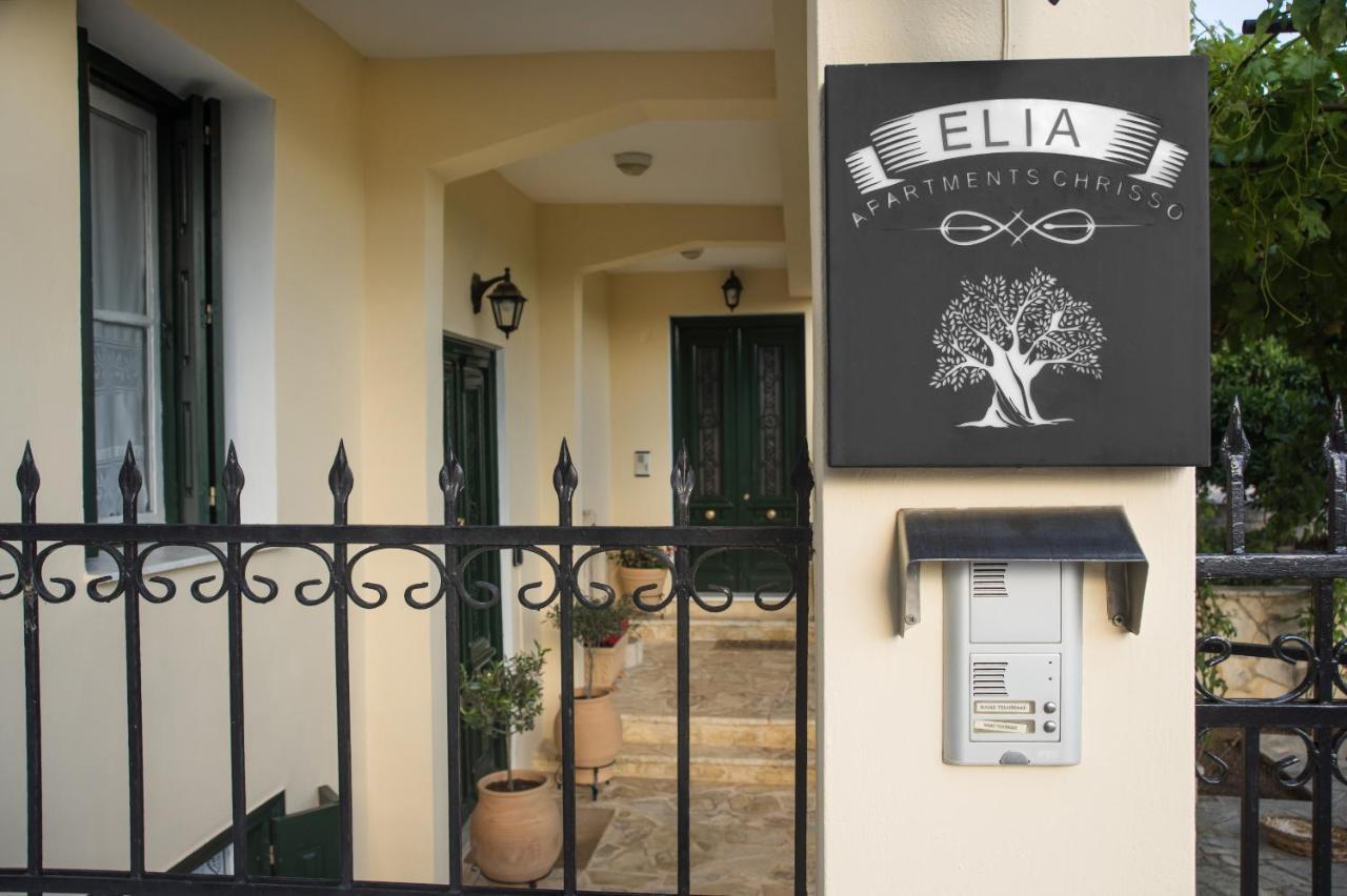 Elia Apartments Chrisso Делфи Екстериор снимка